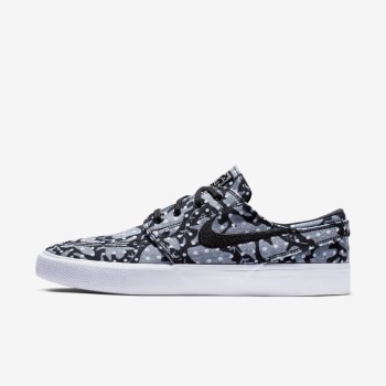 Nike SB Zoom Stefan Janoski Canvas RM - Női Deszkás Cipő - Fekete/Szürke/Világos Barna/Fehér